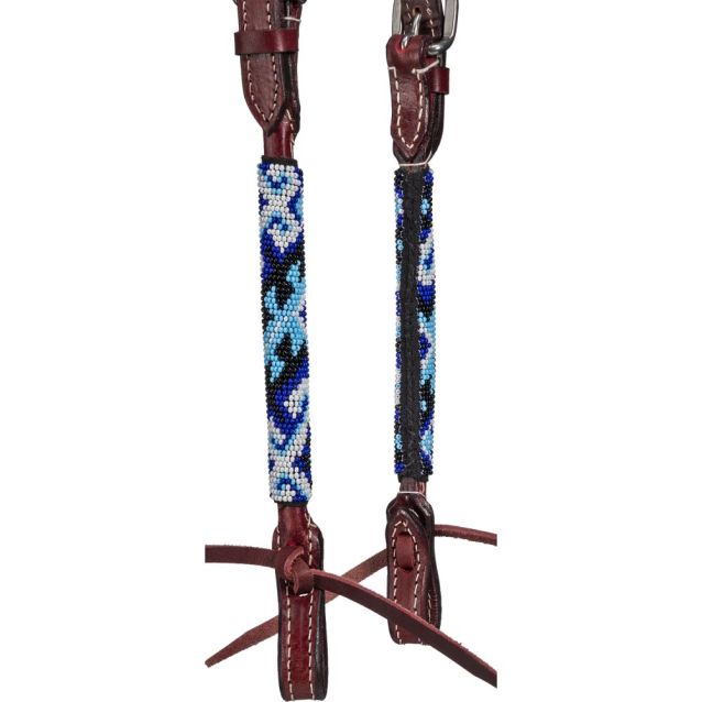 Tough 1 Royal King Montana Beaded Single Ear Headstall