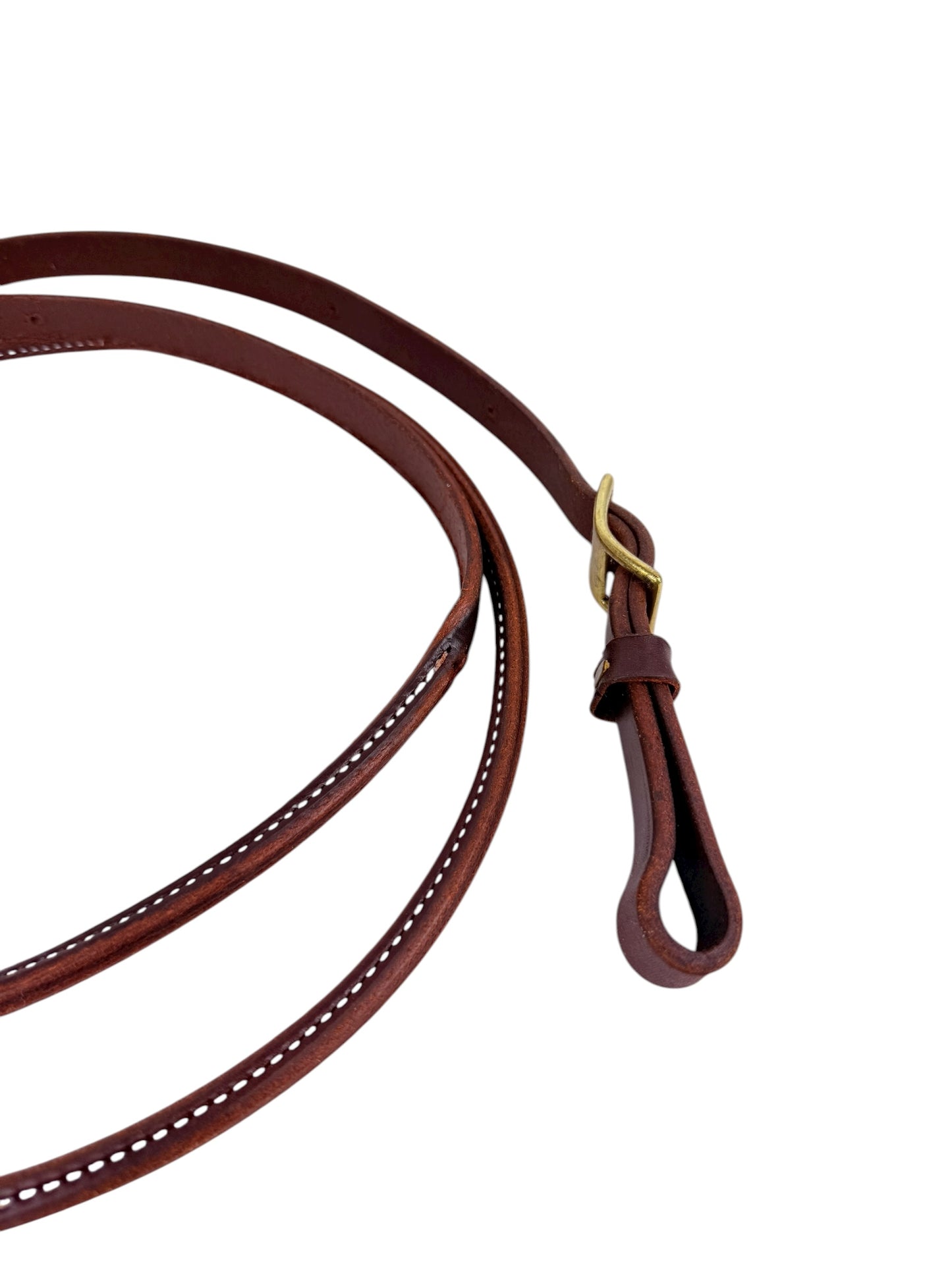 Rolled & Stitched Harness Leather Roping Rein