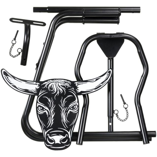 Tough1 Junior Collapsible Roping Dummy with Metal Steer Head