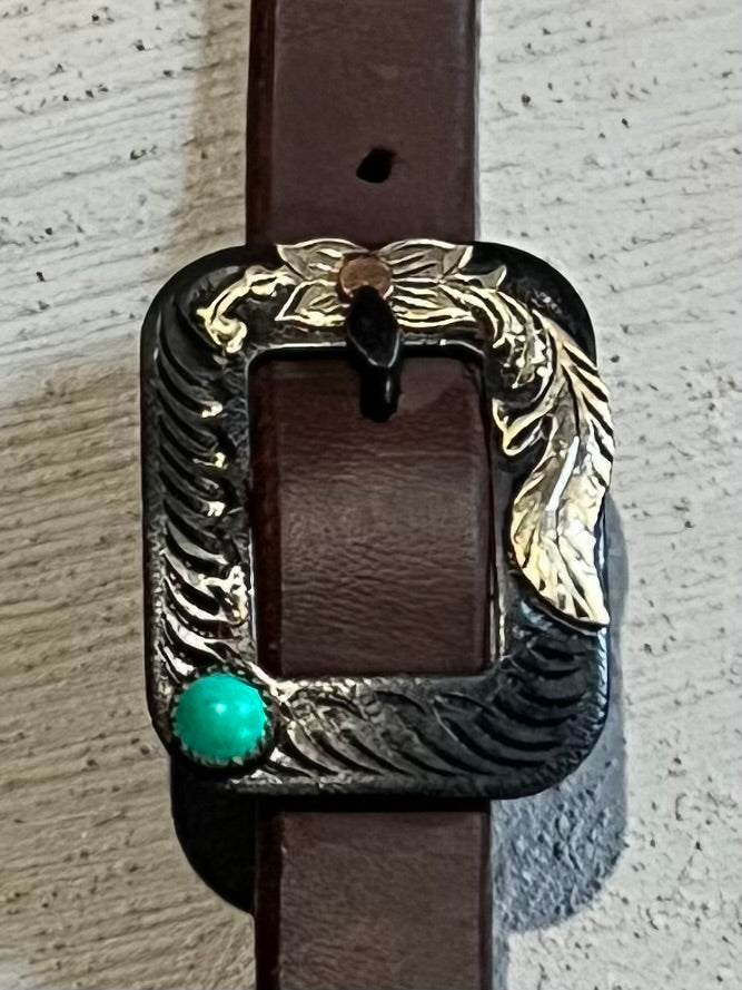 3/4" Slip Ear Headstall - Fancy Buckle