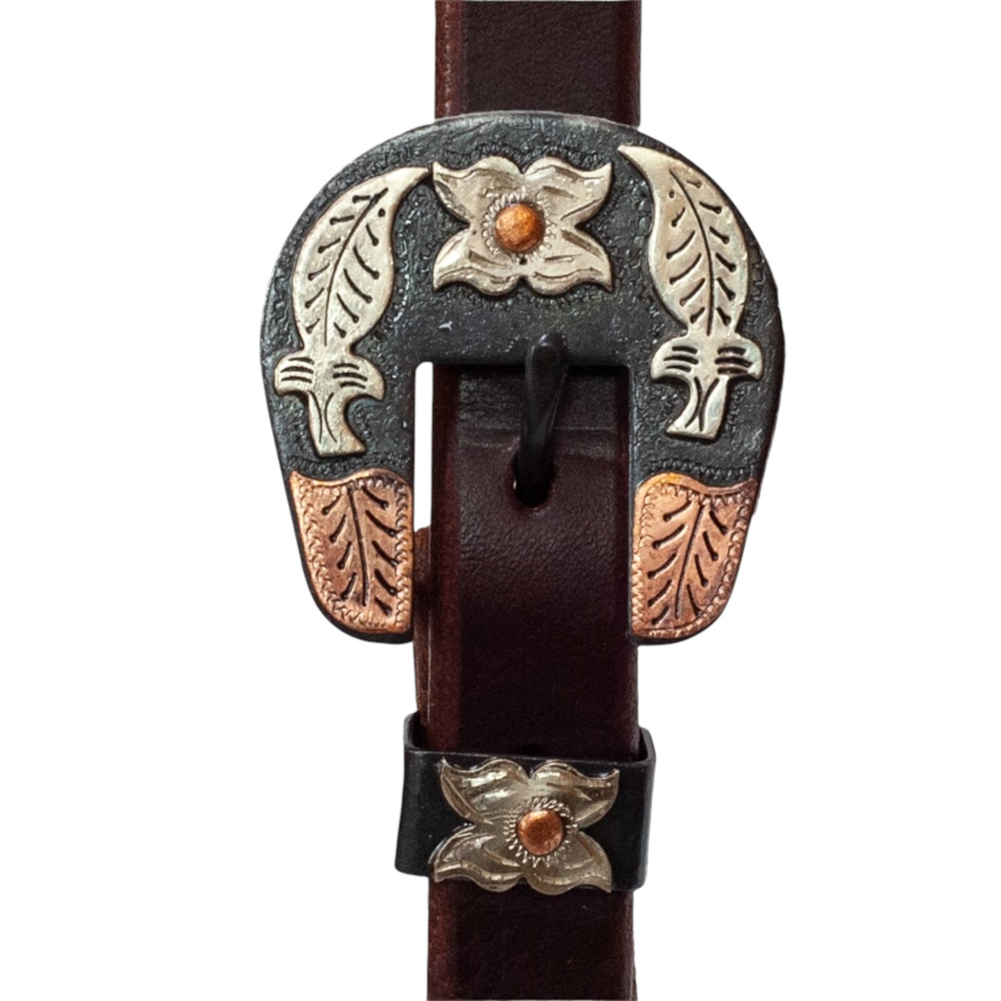 3/4" Fancy Buckle Browband Headstall