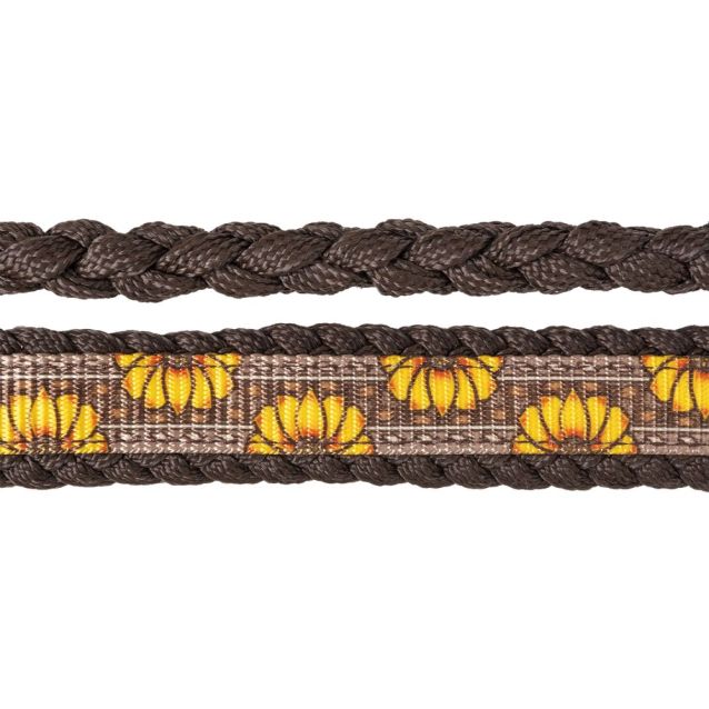 Sunflower Overlay Mule Tape Tape Halter with Lead