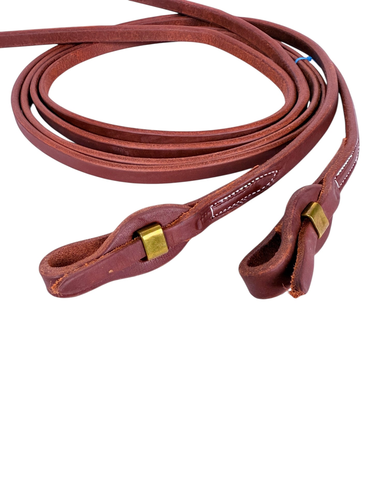 5/8" Oiled Harness Leather Split Reins - Quick Connect