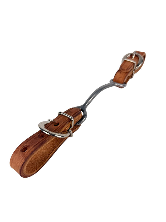 Thin Solid Metal Curb Strap