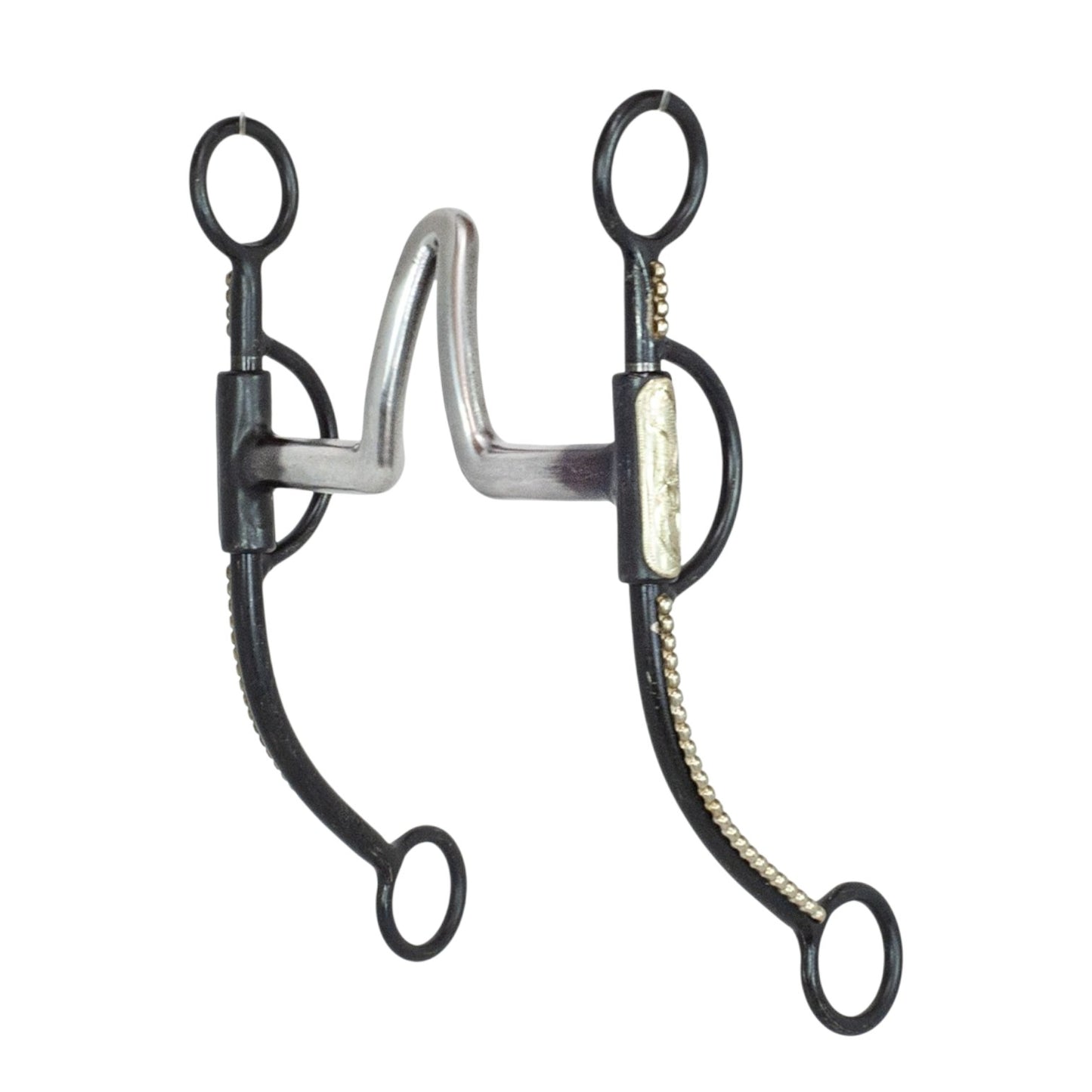 Tyler Dotted Black Steel Shank - Las Cruces Bit
