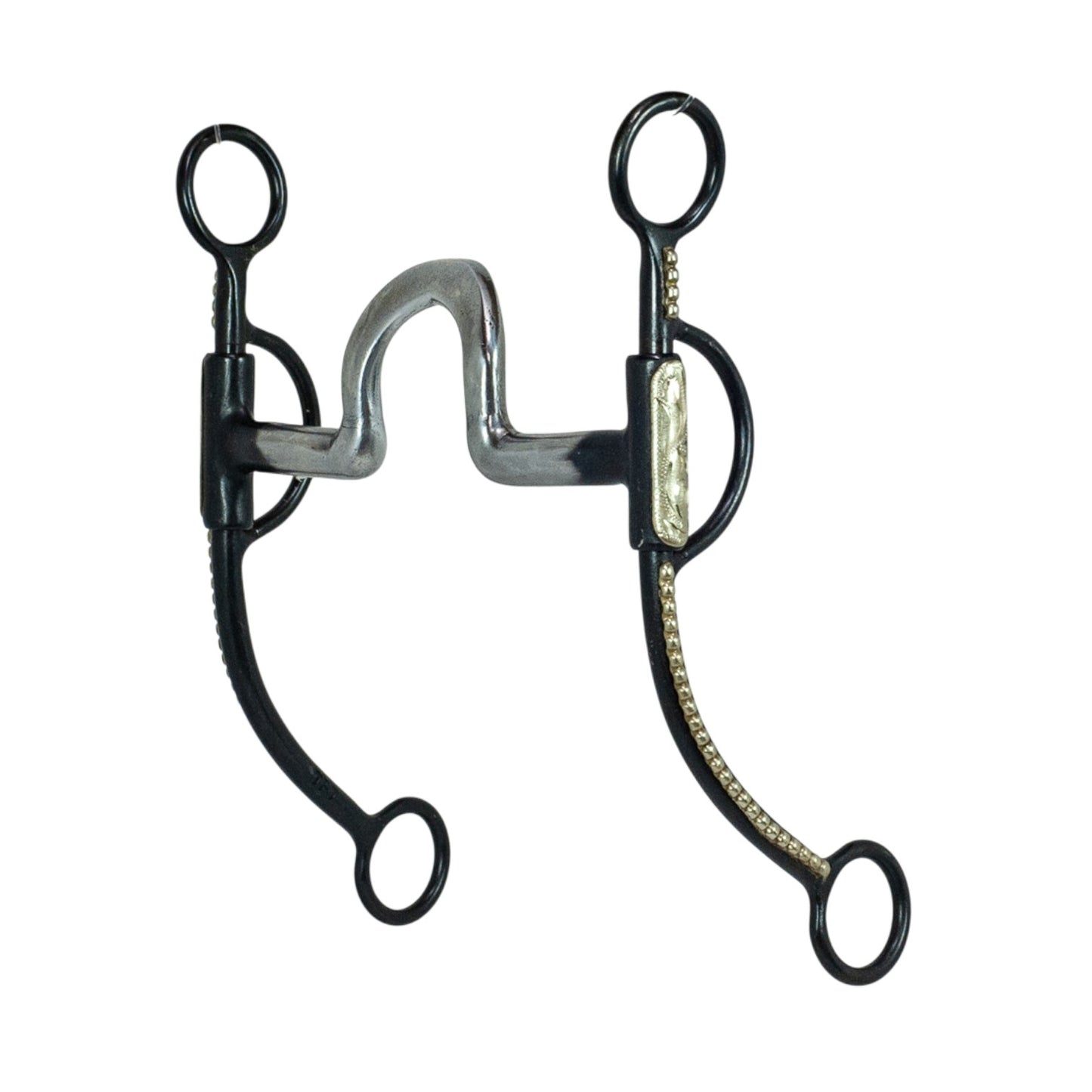 Tyler Dotted Black Steel Shank - Spoon Bit