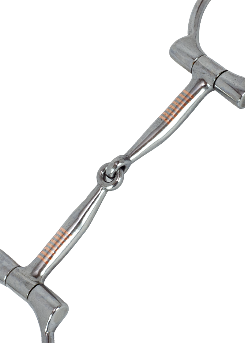 Tyler Chrome Steel D-Ring - Smooth Snaffle Bit