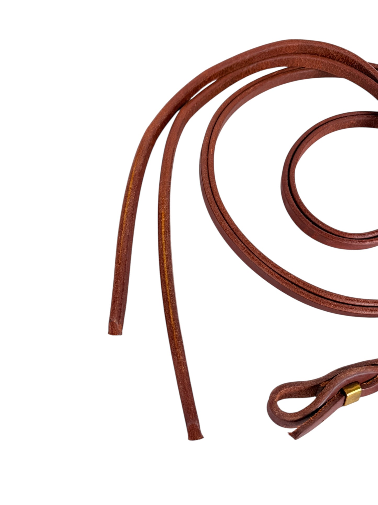 5/8" Oiled Harness Leather Split Reins - Quick Connect
