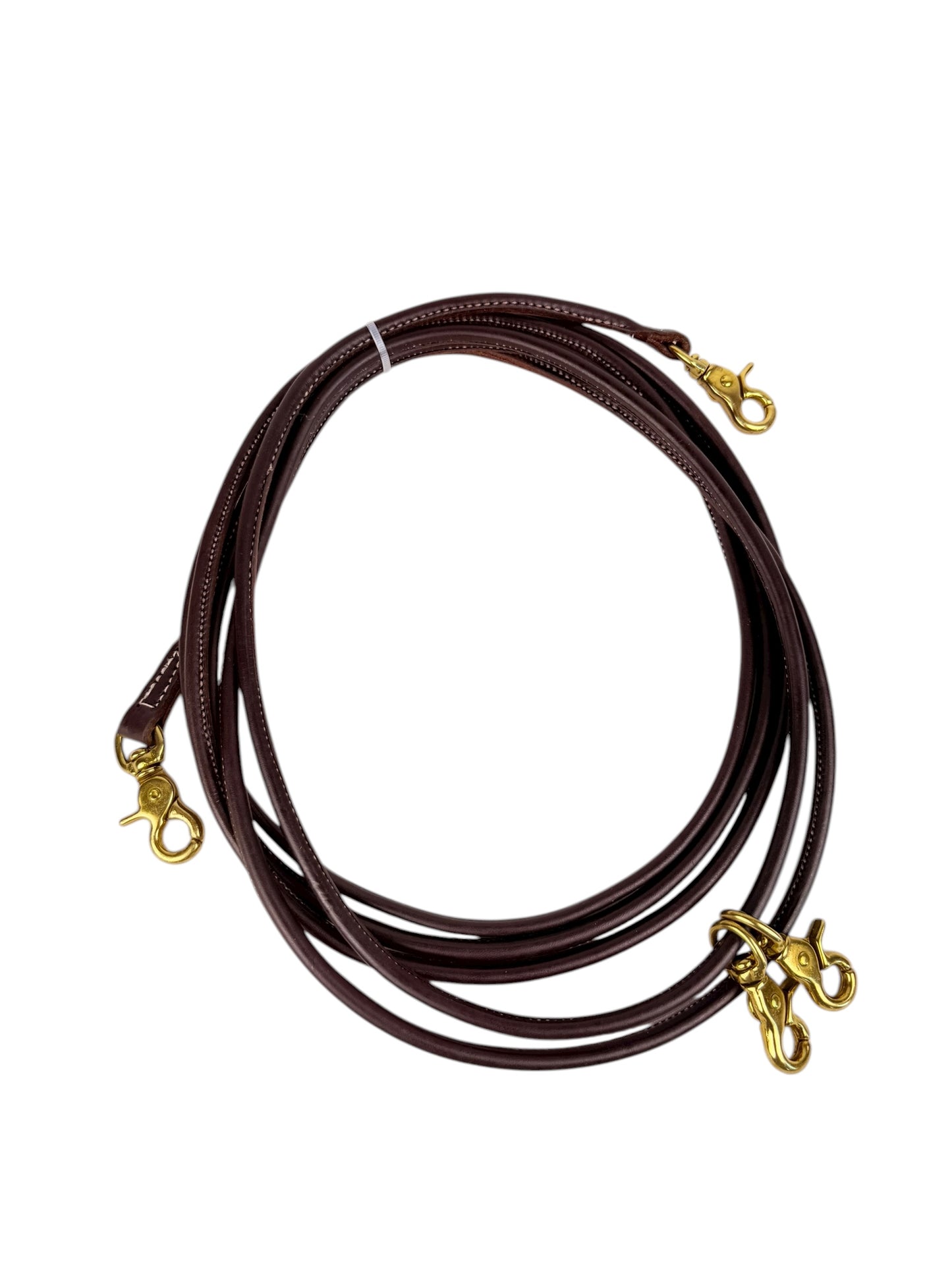 Rolled Oiled Harness Leather Draw Reins