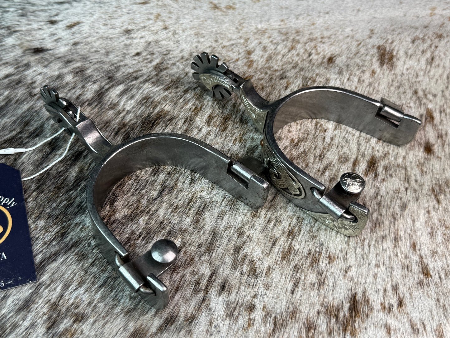 Oval Floral Spurs (12 Point)