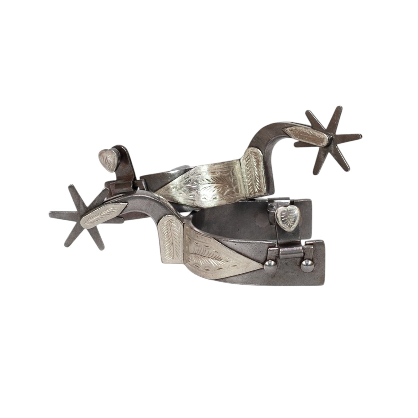 Arrowhead Scroll Spurs (6 Point)