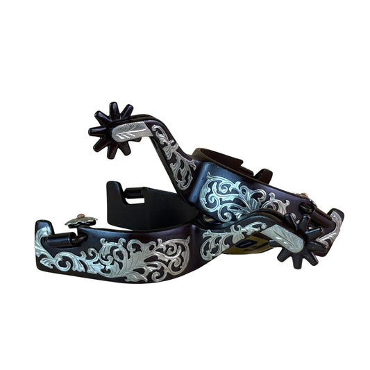 Men's Antique Floral Spurs