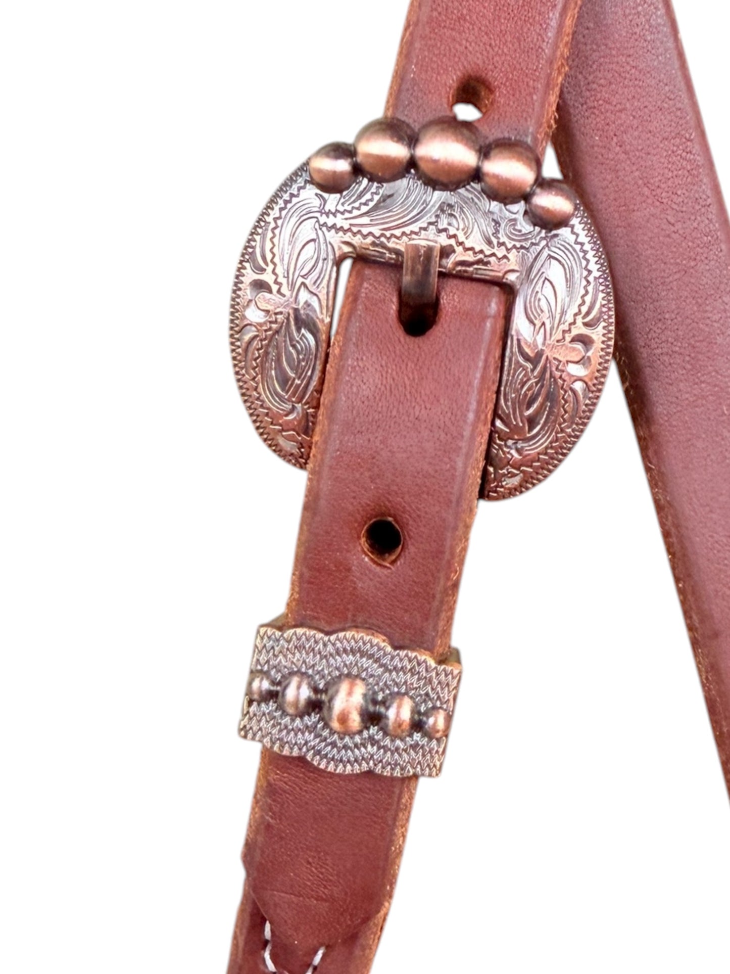 3/4” Fancy Buckle Slip Ear Headstall