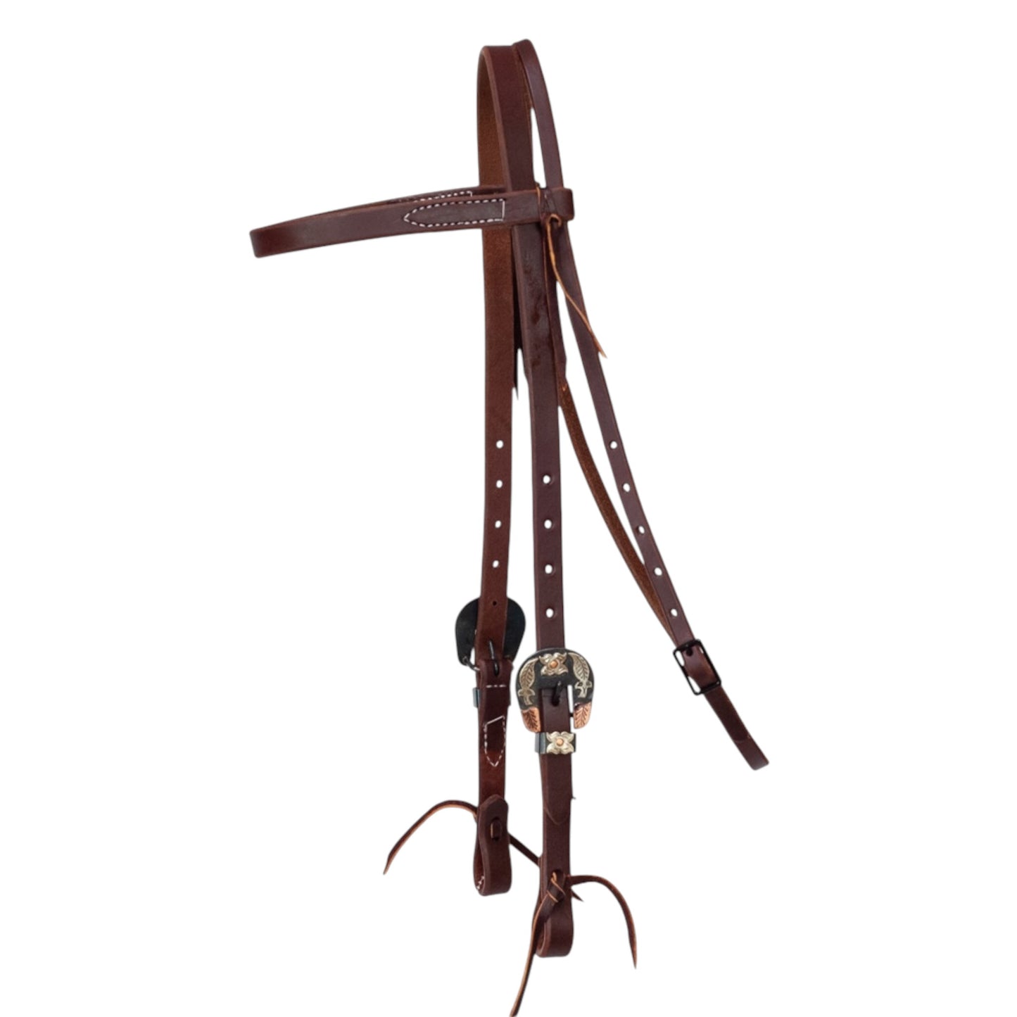 3/4" Fancy Buckle Browband Headstall