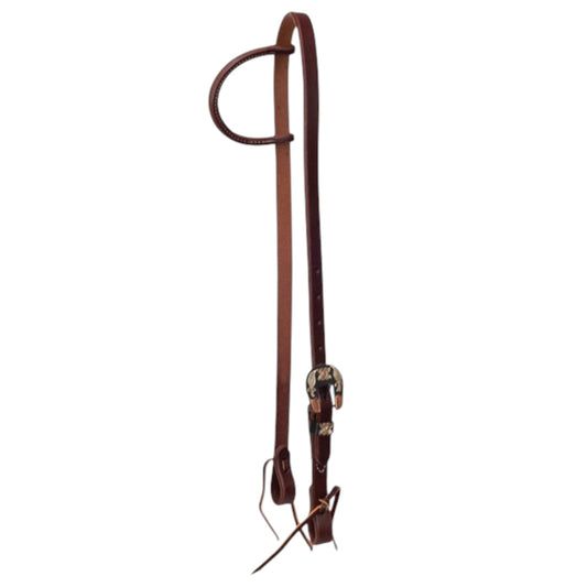 3/4” Fancy Buckle Slip Ear Headstall