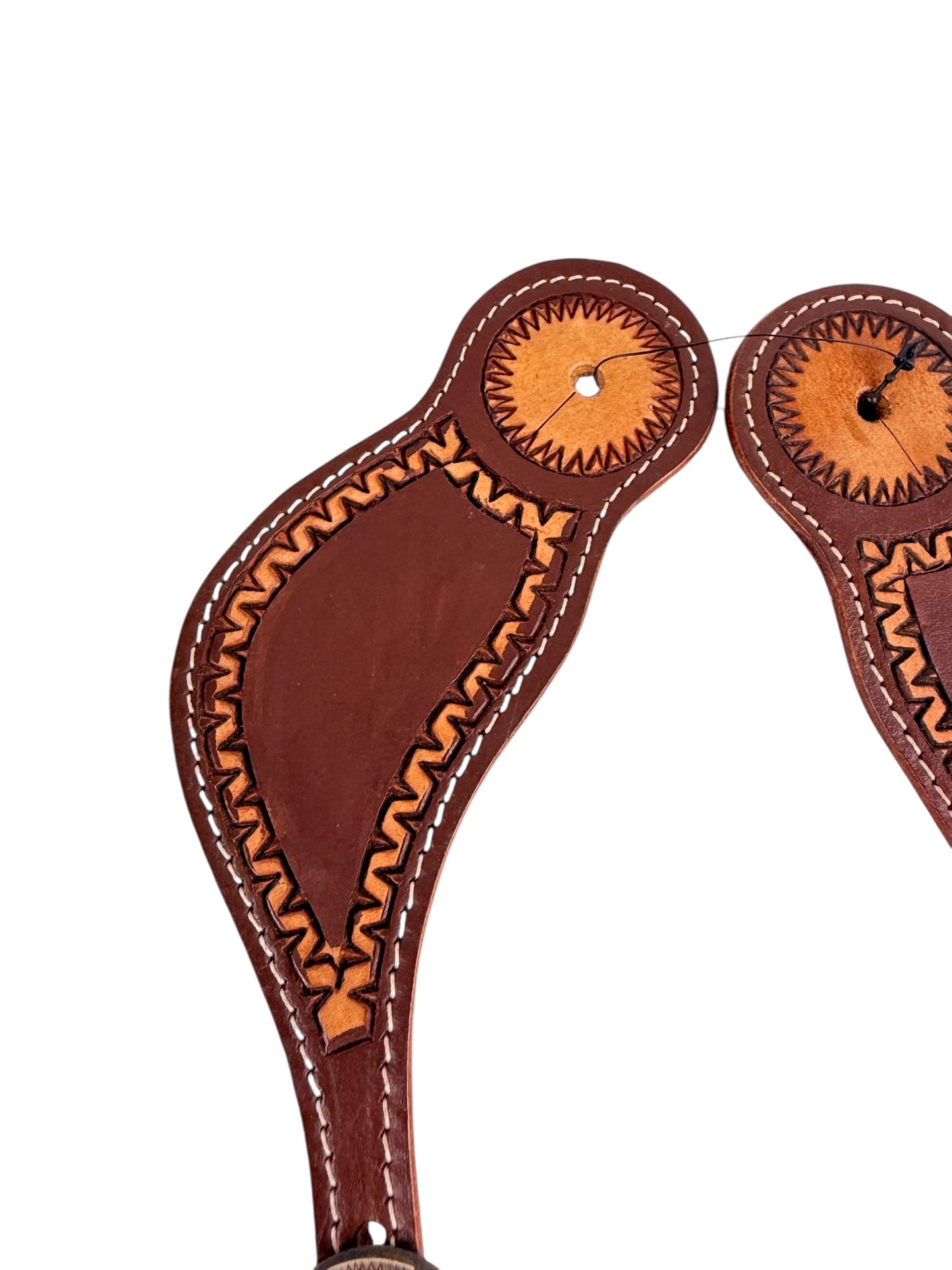 Two Tone Spur Straps + Fancy Buckles