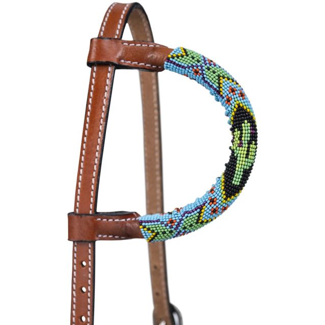 Royal King Beaded Cactus Headstall & Breastcollar Set