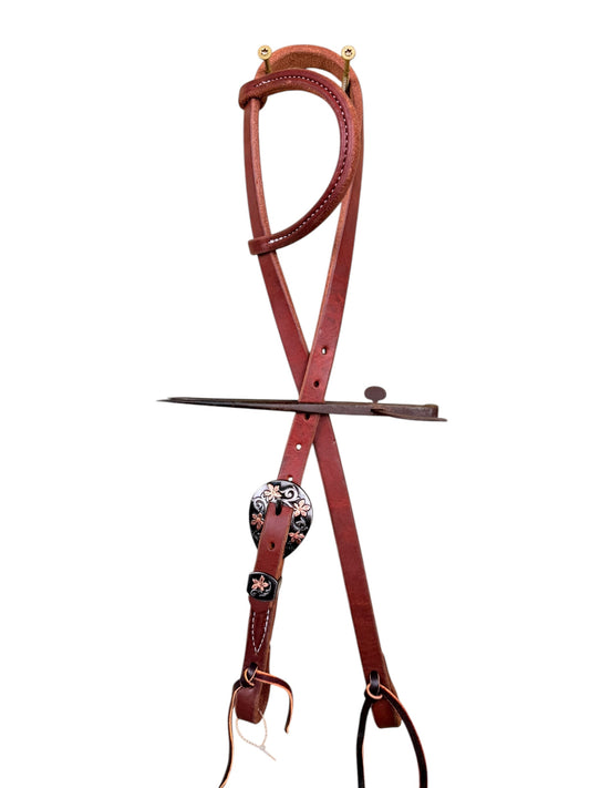 3/4” Fancy Buckle Slip Ear Headstall