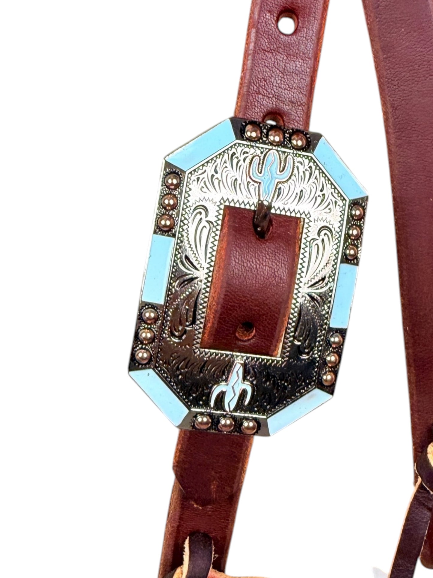 3/4” Fancy Buckle Slip Ear Headstall