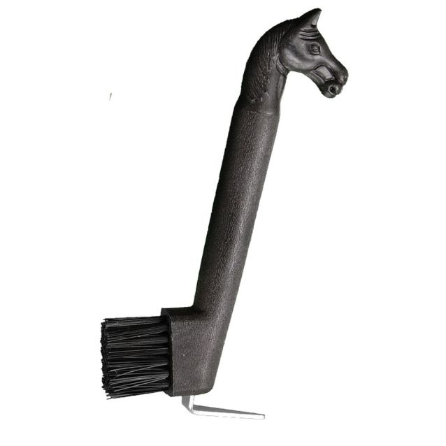 Tough1 Horse Head Hoof Pick/Brush Combination