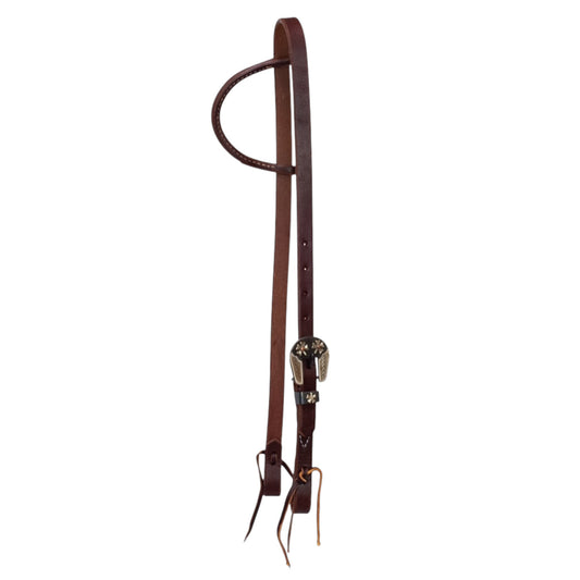 3/4” Fancy Buckle Slip Ear Headstall