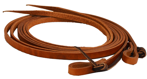 5/8" Economy Leather Split Rein