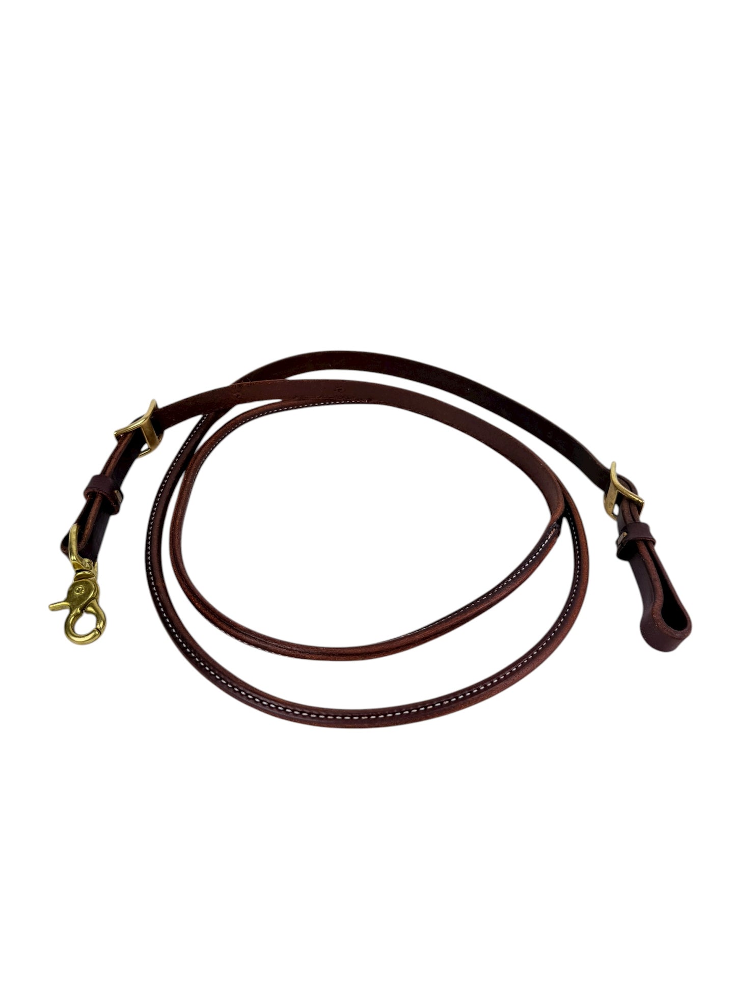 Rolled & Stitched Harness Leather Roping Rein