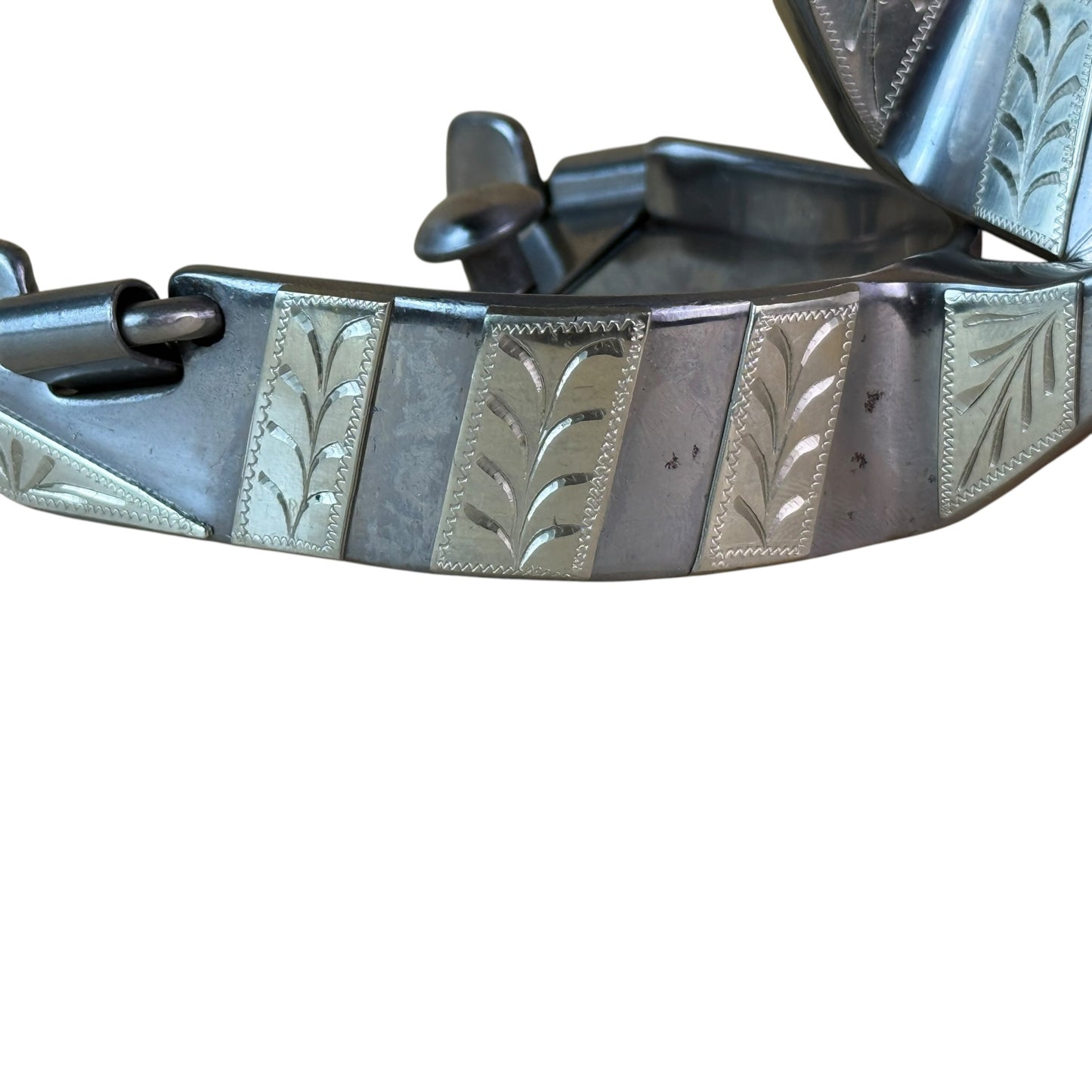 Men's Stainless Steel Striped Cutting Spurs