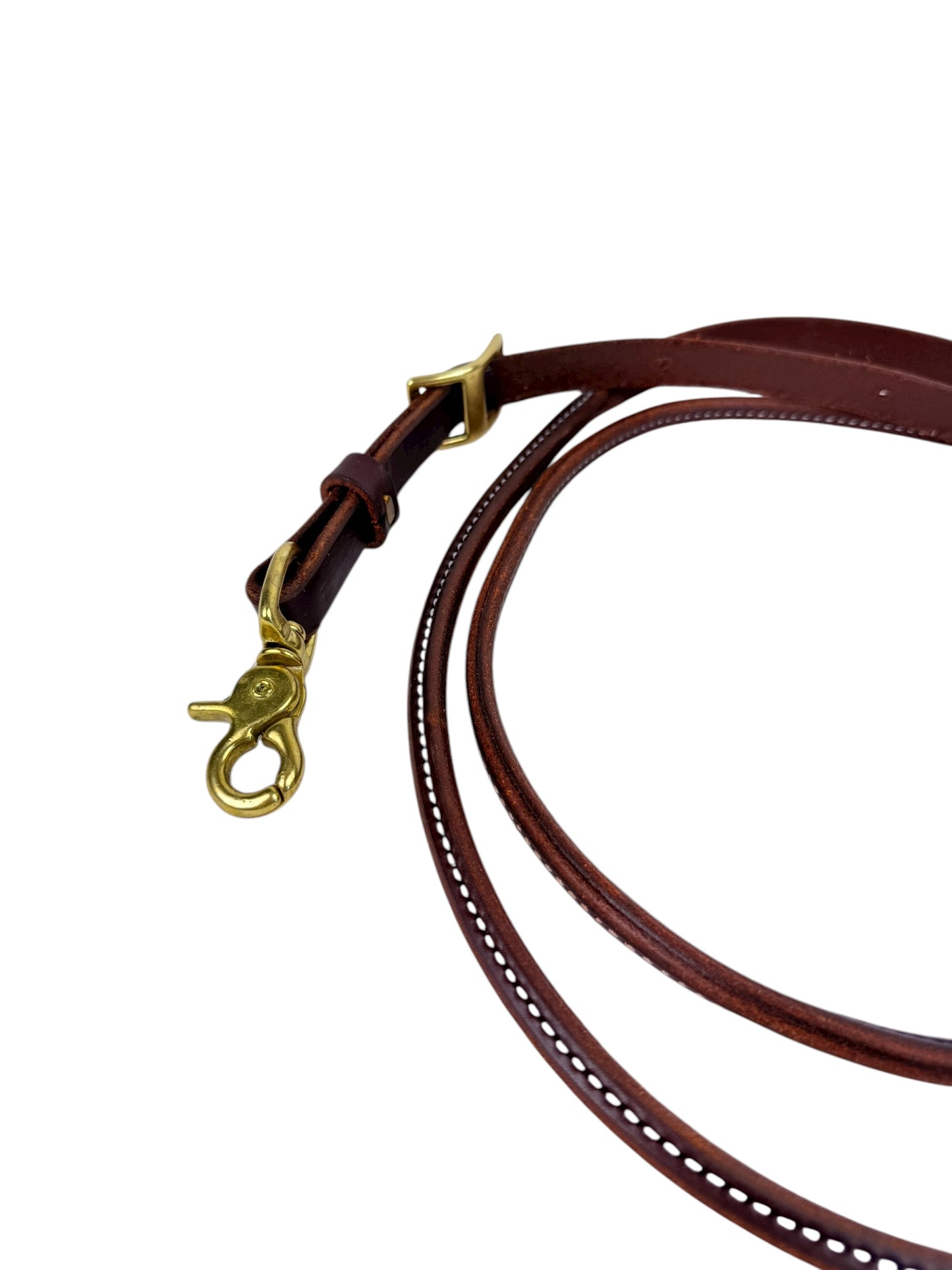 Rolled & Stitched Harness Leather Roping Rein