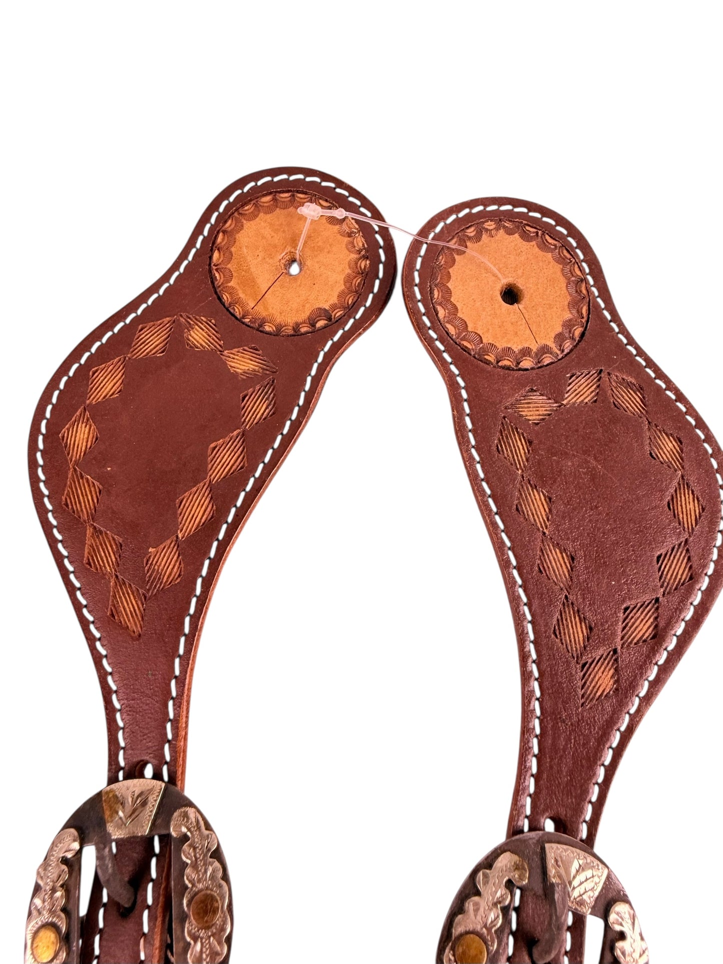 Two Tone Spur Straps + Fancy Buckles