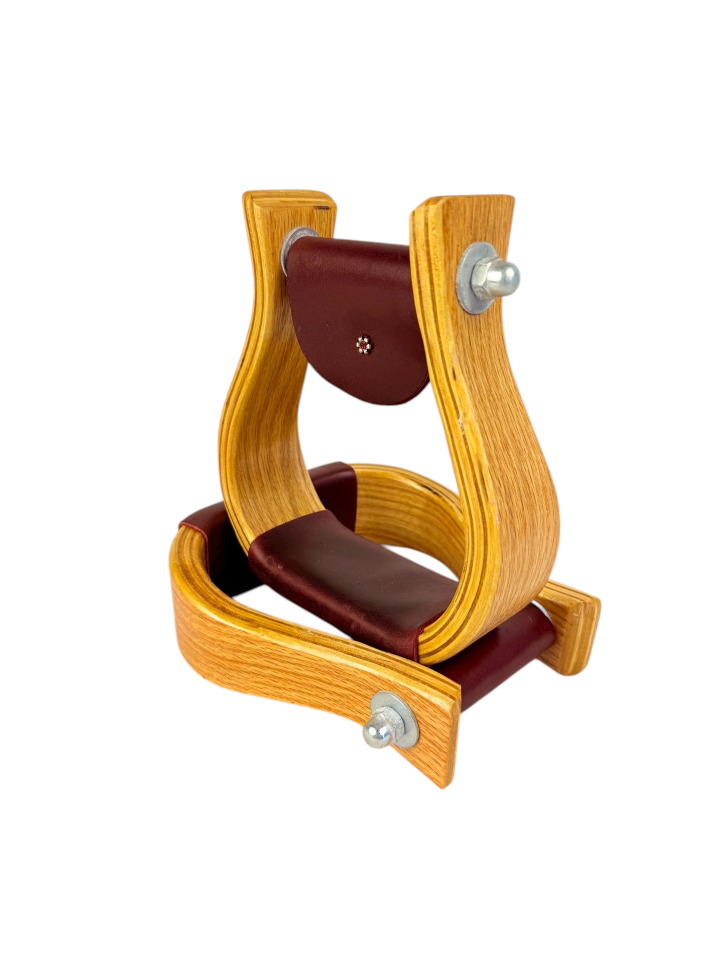 2” Oak Wood Bell Stirrups