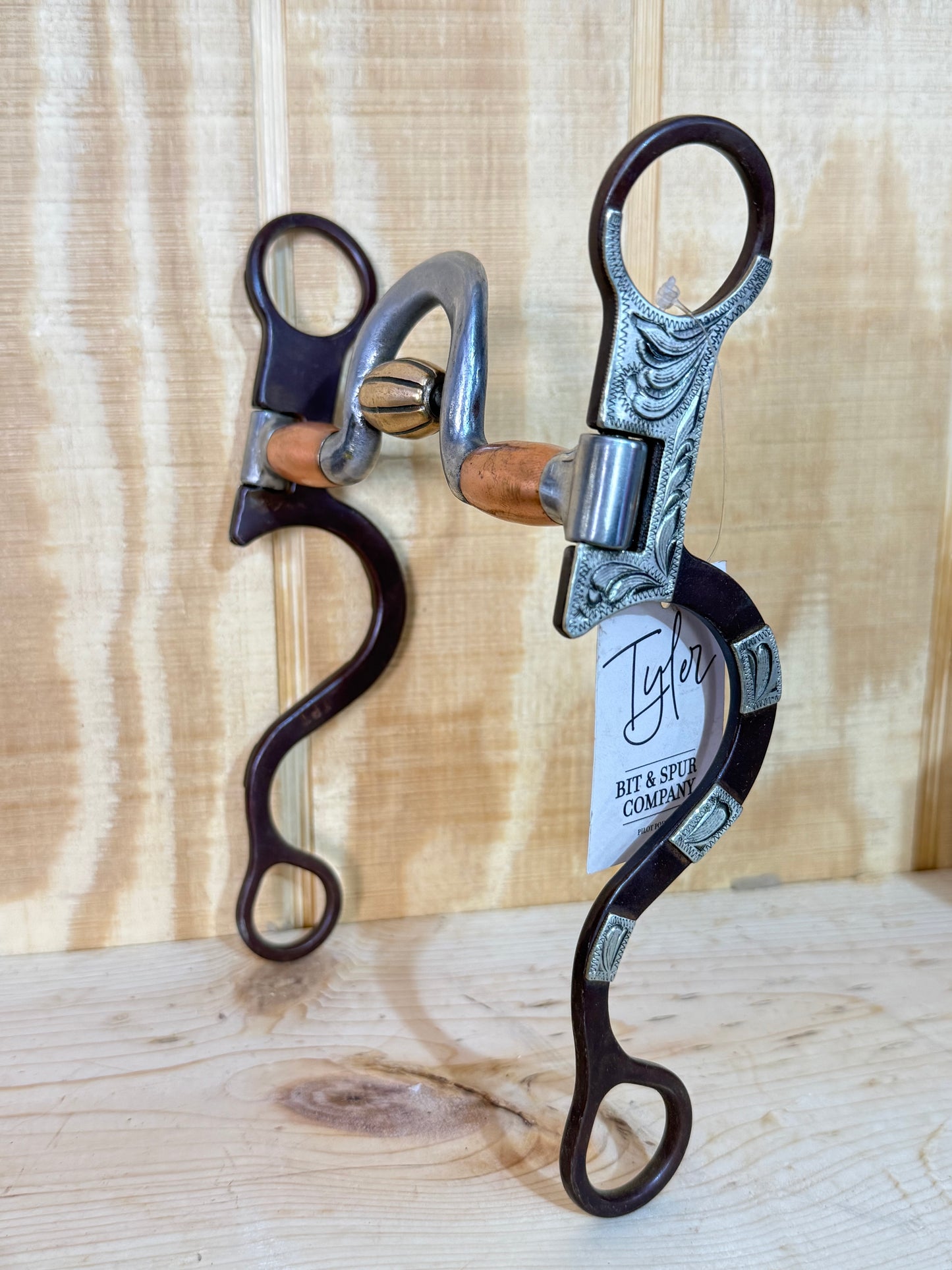 Tyler Antique Striped Shank - High Port Spoon Roller Bit