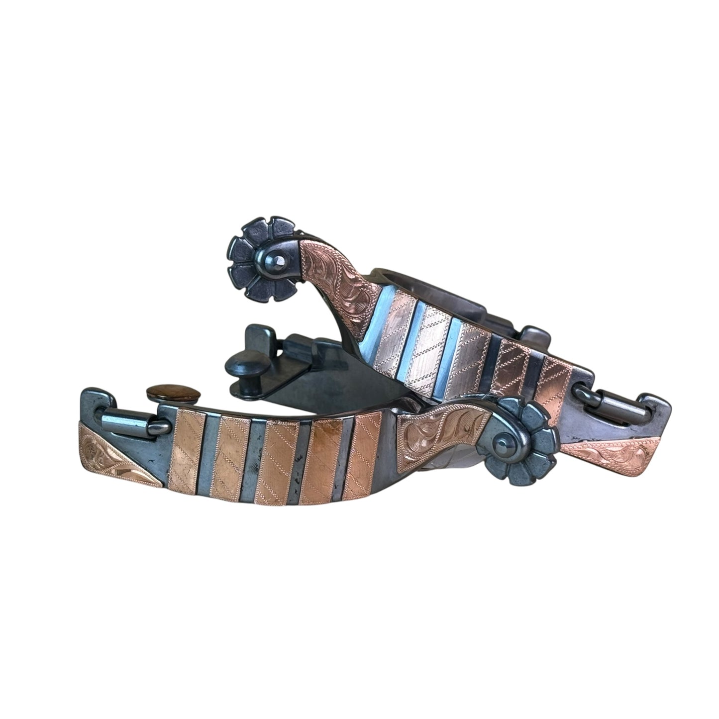 Men's Striped Copper Spurs
