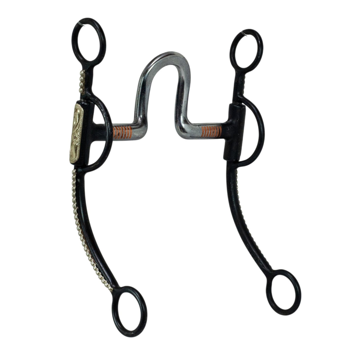 Tyler Dotted Black Steel Shank - Tall Spoon Bit
