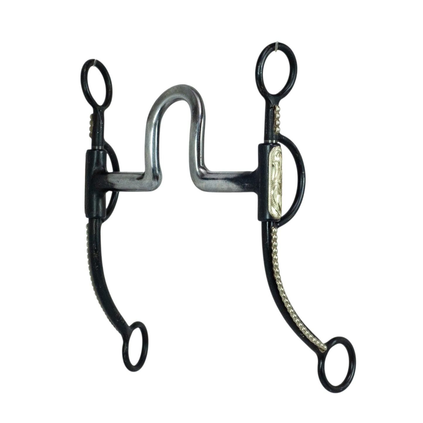 Tyler Dotted Black Steel Shank - Tall Spoon Bit