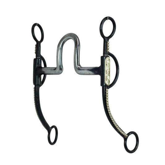 Tyler Dotted Black Steel Shank - Tall Spoon Bit