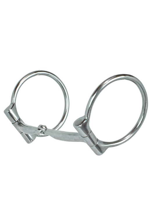 Tyler Chrome Steel D-Ring - Smooth Snaffle Bit