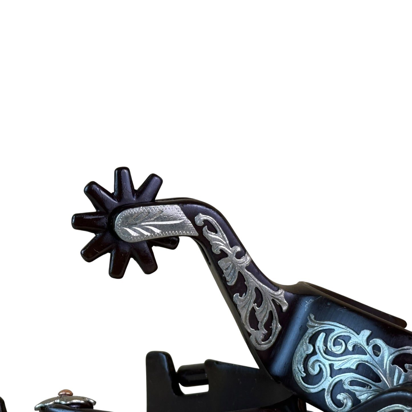 Men's Antique Floral Spurs