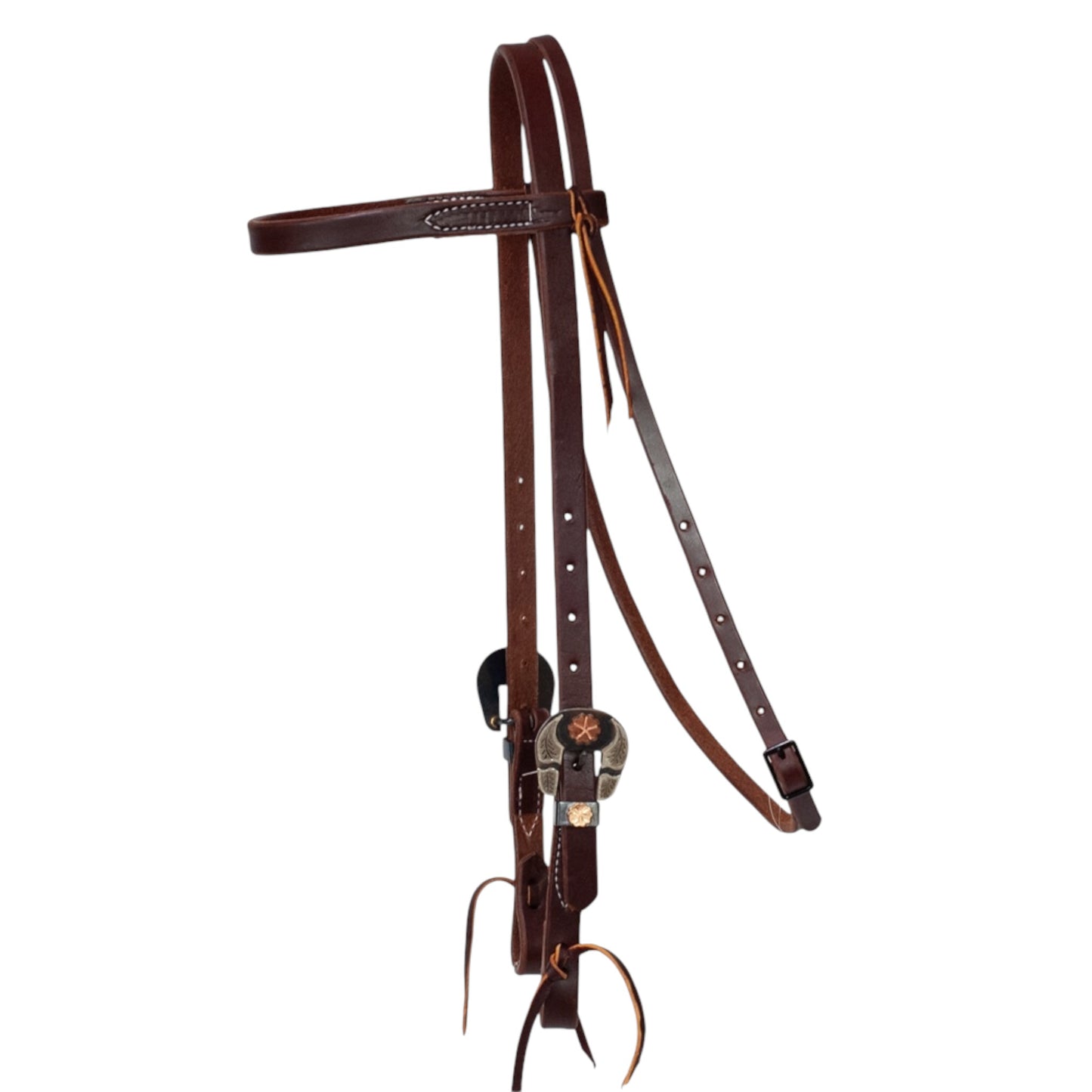 3/4" Fancy Buckle Browband Headstall