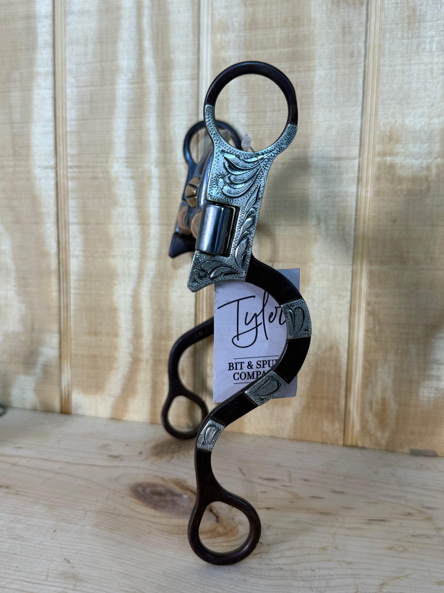 Tyler Antique Striped Shank - High Port Spoon Roller Bit