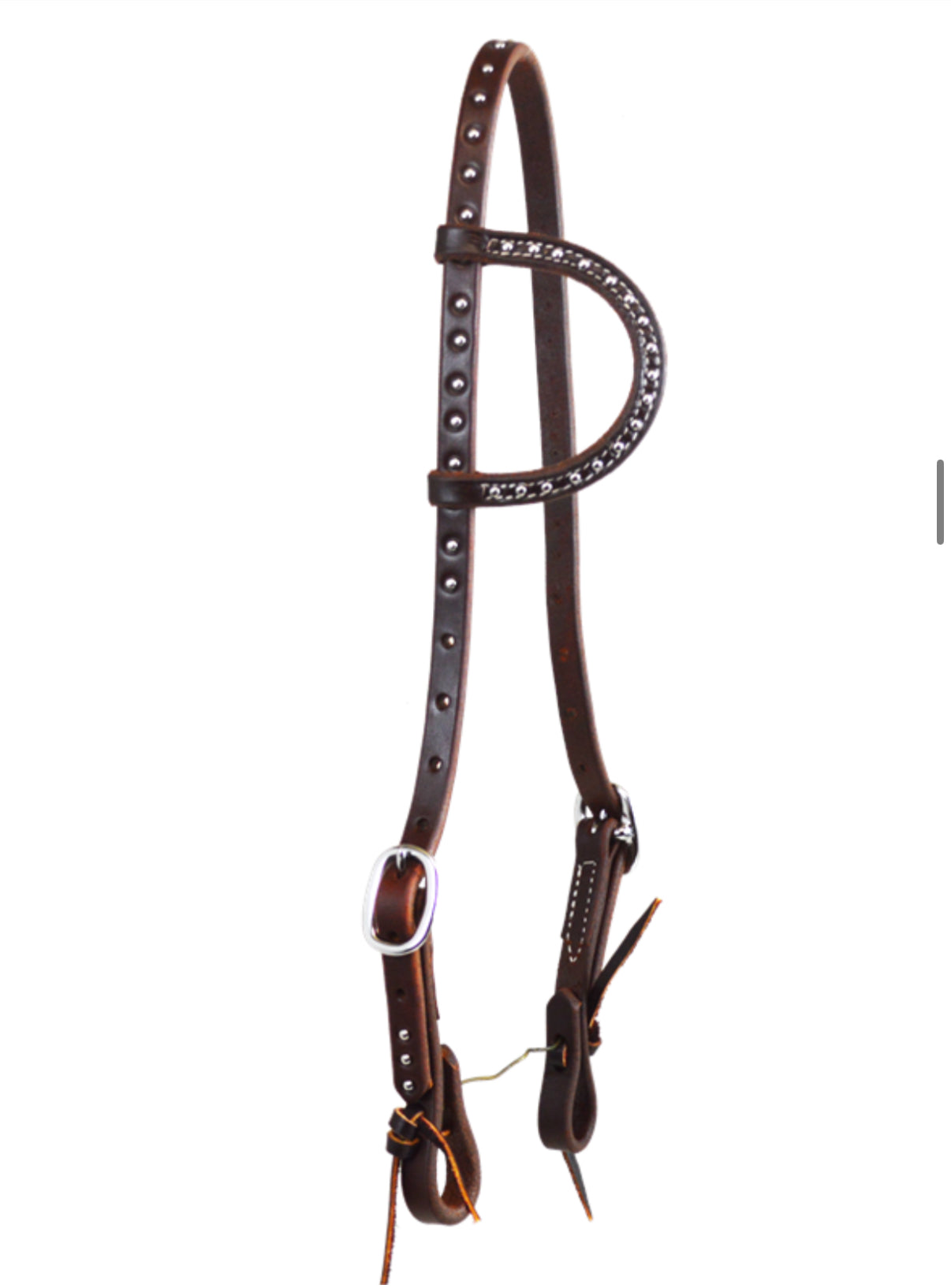 5/8" Dotted Slip Ear Headstall