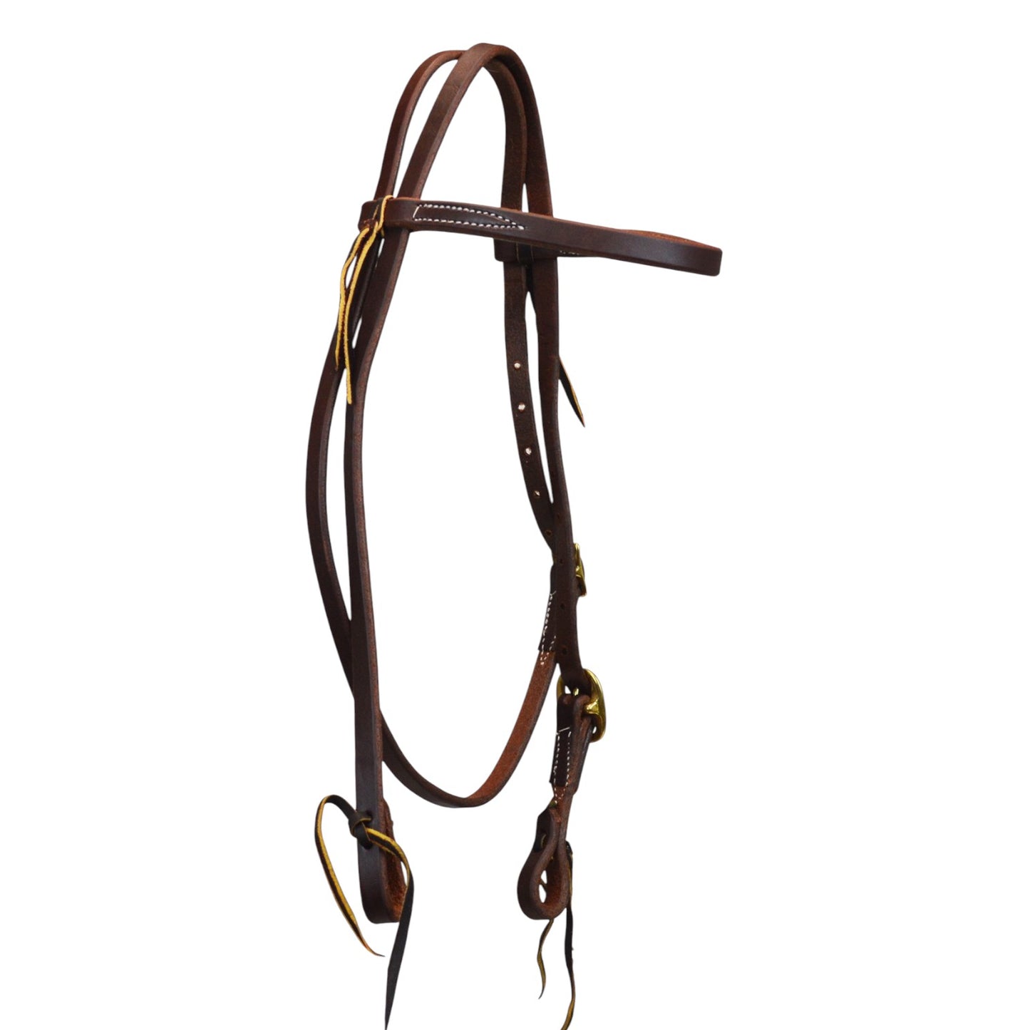 5/8" Single Buckle Browband Headstall (Dark Oil)