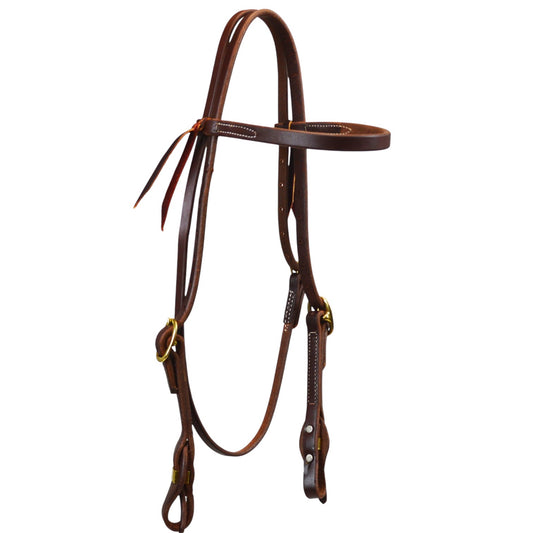 5/8" Quick Change Browband Headstall (Dark Oil)
