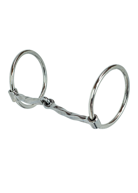 Tyler Chrome Steel O-Ring - Square Twist Snaffle Bit