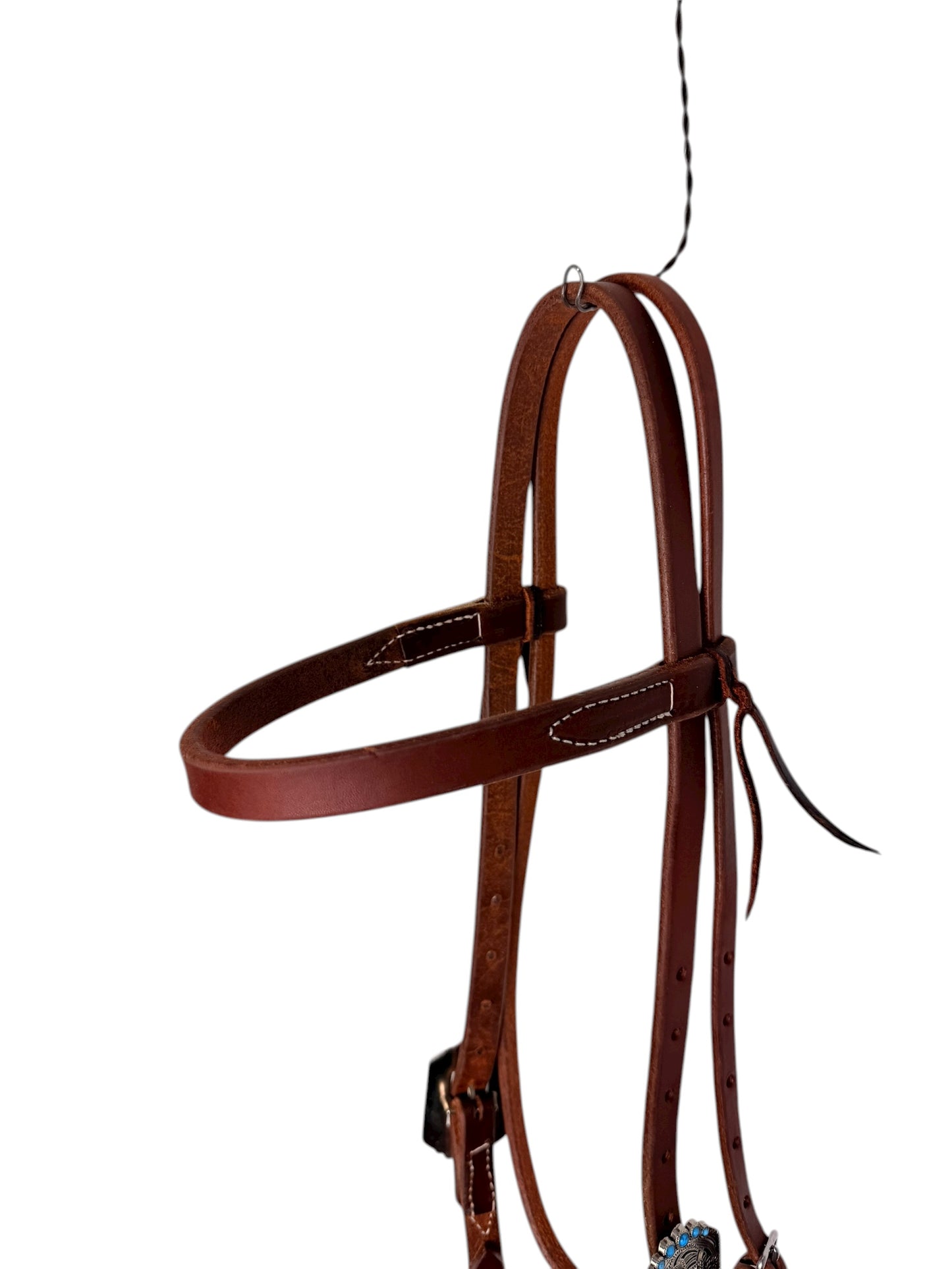 3/4” Browband Double Fancy Buckle Headstall