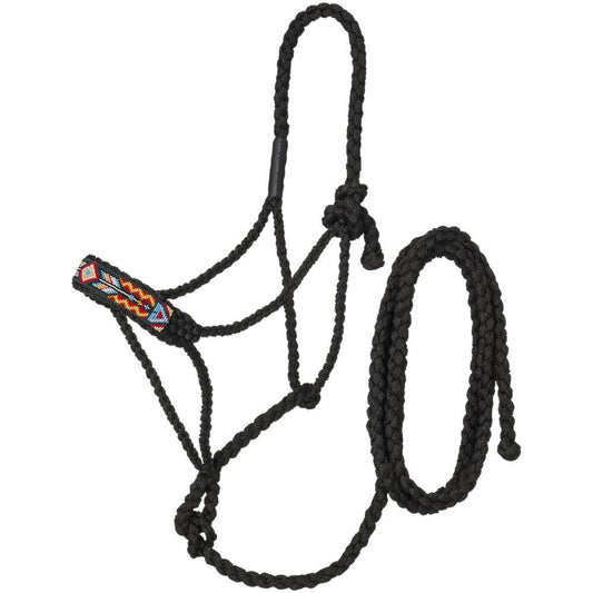 Beaded Mule Tape Halter with Lead (Diamond-Arrow)