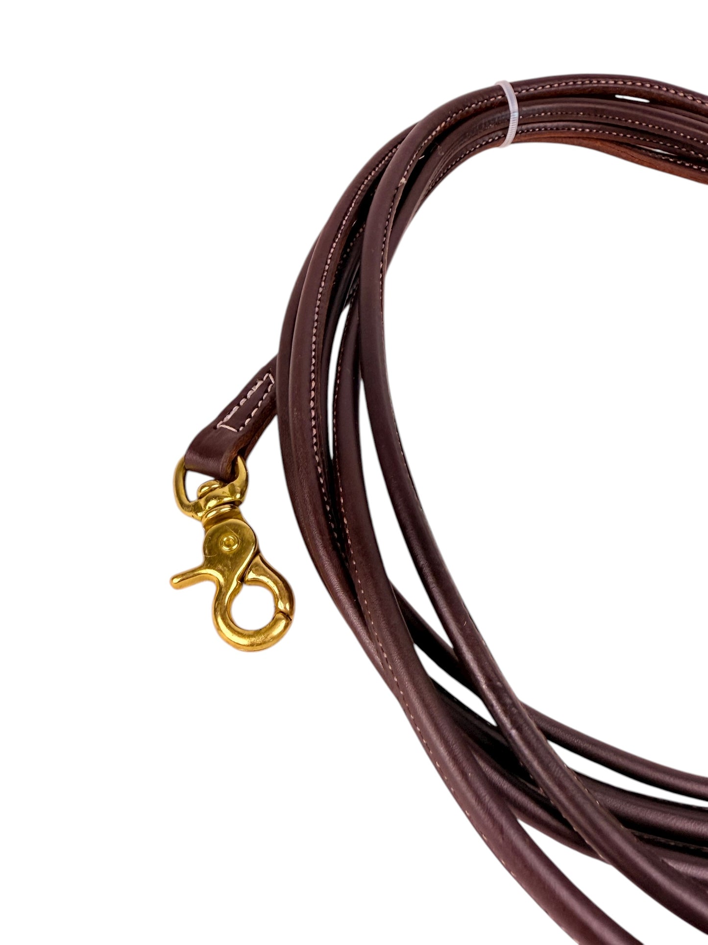 Rolled Oiled Harness Leather Draw Reins