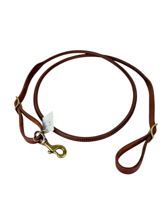 Rolled + Stitched Leather Roping Rein