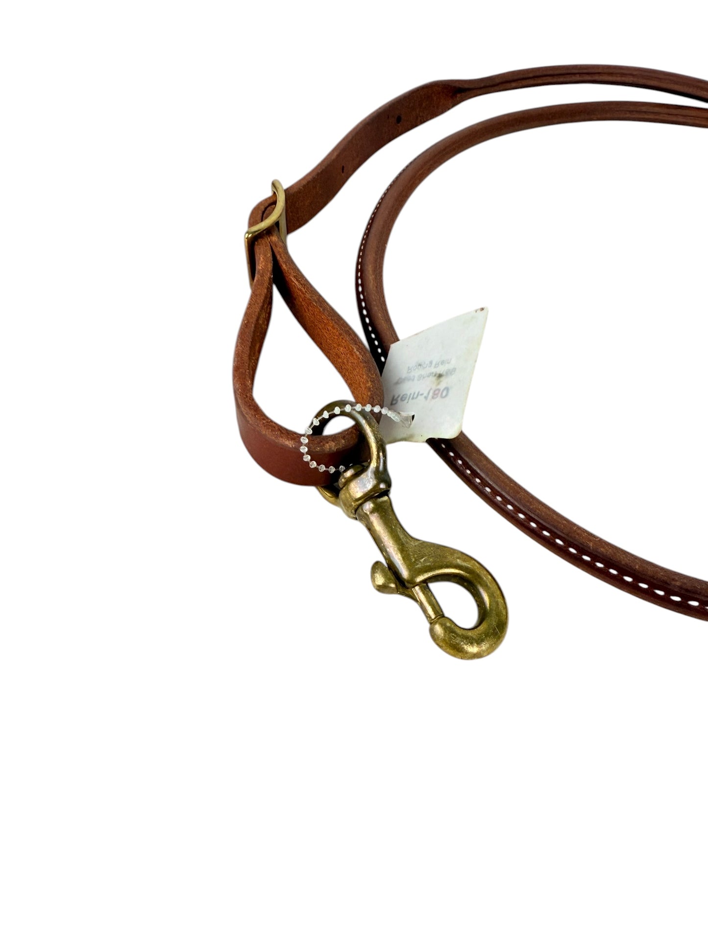 Rolled + Stitched Leather Roping Rein