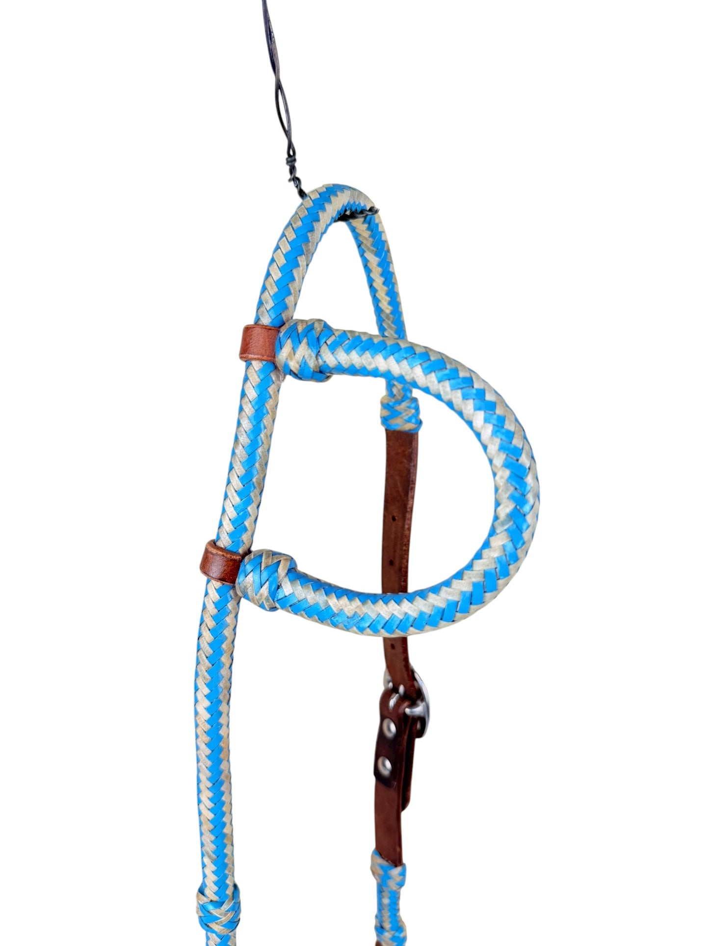 Braided Rawhide Slip Ear Headstall